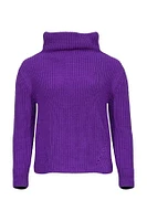 Rib Stand Collar Sweater