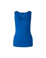 Marc Cain Ribbed U-Neck Tank Top
