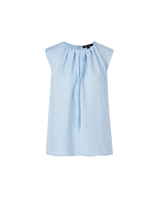 Marc Cain Ruffle Detail Sleeveless Blouse