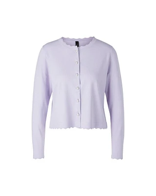 Scallop Edge Cardigan