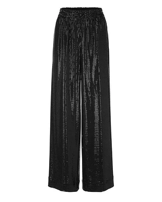 Marc Cain Sequin Wide Leg Pull On Pant