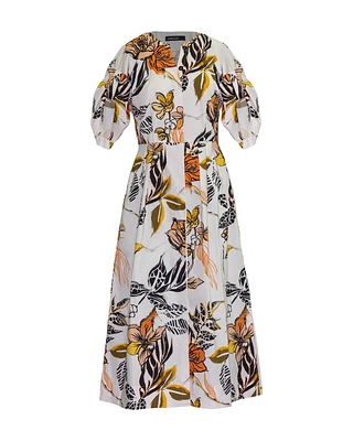 Shirt Dress Floral Print