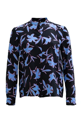 Silk Floral Print Blouse