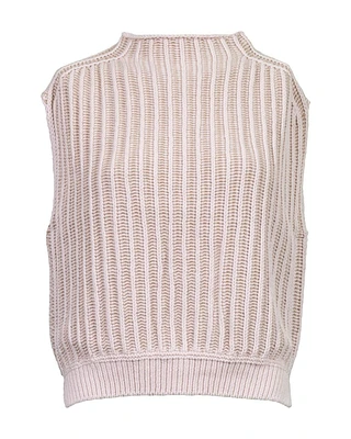 Sleeveless Wool Knit Top