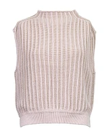 Sleeveless Wool Knit Top
