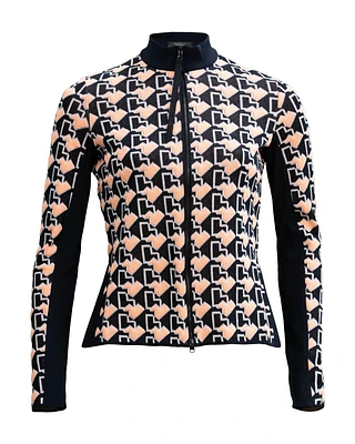 Sporty Print Cardigan