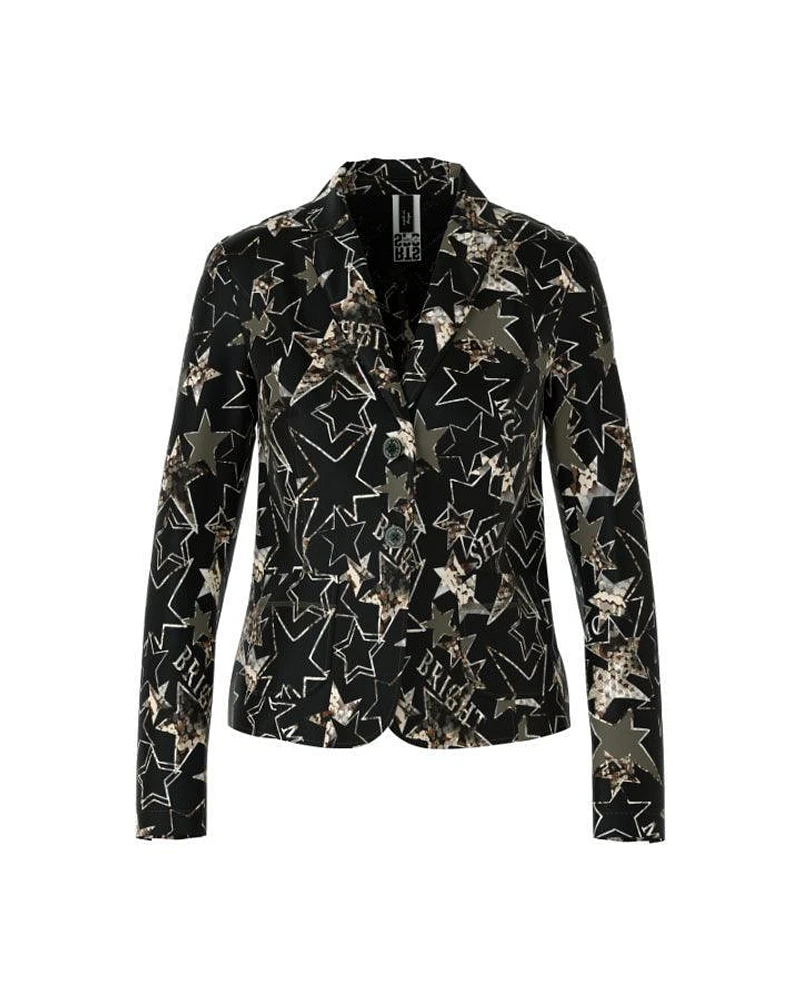 Marc Cain Star Print Scuba Jacket