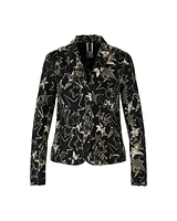 Marc Cain Star Print Scuba Jacket