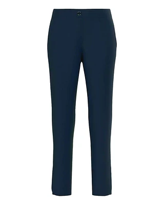 Stretch Cotton Blend Pants