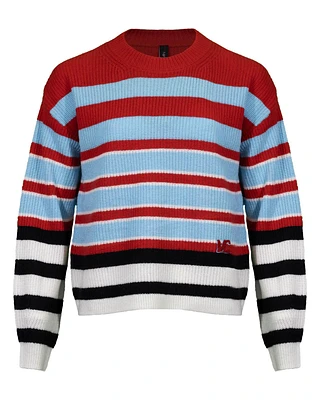 Marc Cain Striped Woolen Blend Sweater