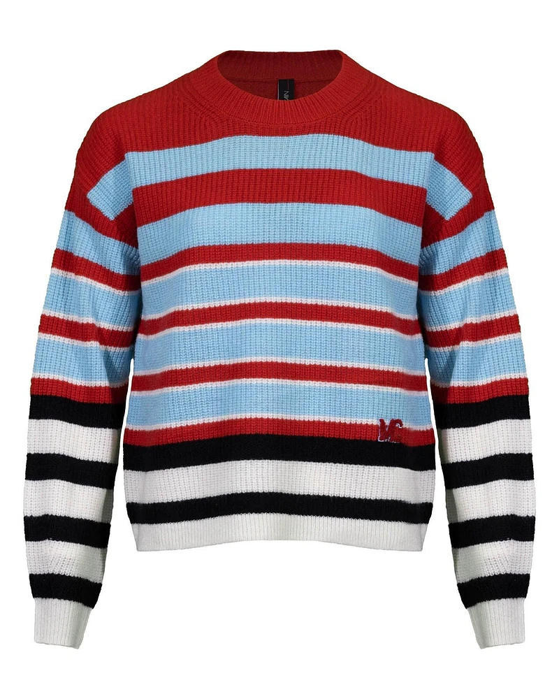 Marc Cain Striped Woolen Blend Sweater