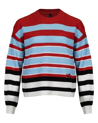 Marc Cain Striped Woolen Blend Sweater