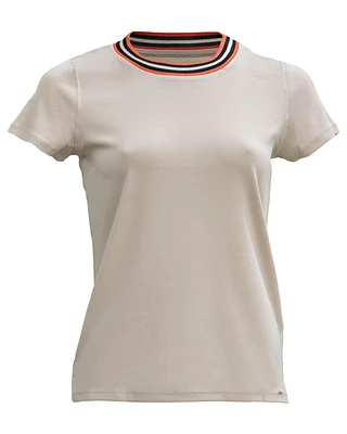 T-Shirt with Neck Detail