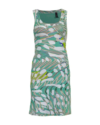 Water Kiss Wave Print Tank Dress