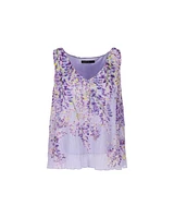 Marc Cain Wisteria Floral Sleevelss Top