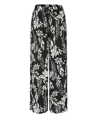 Marc Cain Wolin Print Wide Leg Pant