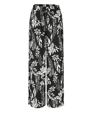 Marc Cain Wolin Print Wide Leg Pant