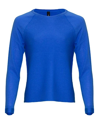 Wool Blend Round Neck Pullover