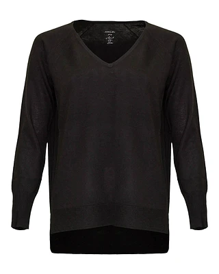 Wool Blend V-Neck Pullover