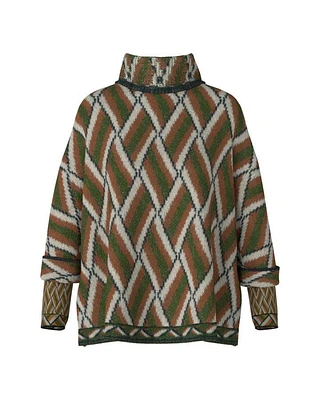 Marc Cain Woven Pattern Knit Pullover