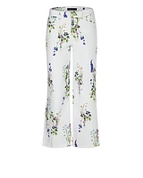 Marc Cain Wylie Floral Print Wide Leg Jeans
