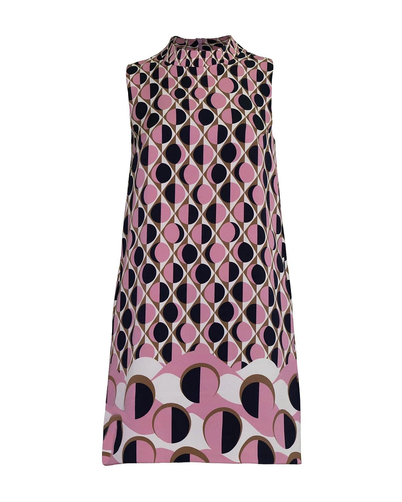 Kabuki Print Dress