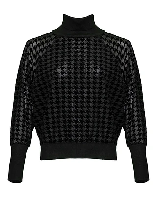 Richard Houndstooth Turtleneck