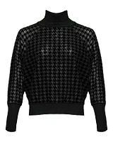 Richard Houndstooth Turtleneck