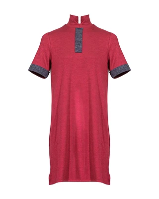 High Crew Neck T-Shirt Dress