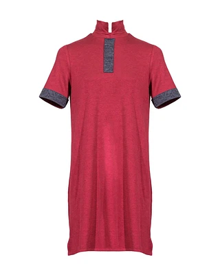 High Crew Neck T-Shirt Dress