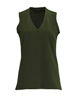 Monserrate V-Neck Top Kaki