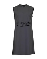 Nazarenas Scuba Dress Pewter