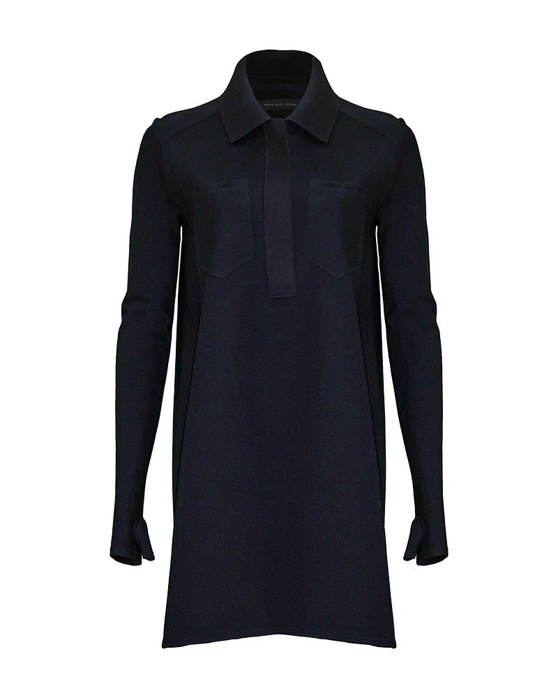 Nitrile2 Jersey Shirt Dress