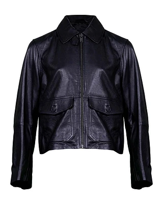 Max Mara Aller Leather Jacket