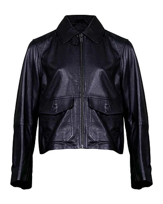 Max Mara Aller Leather Jacket