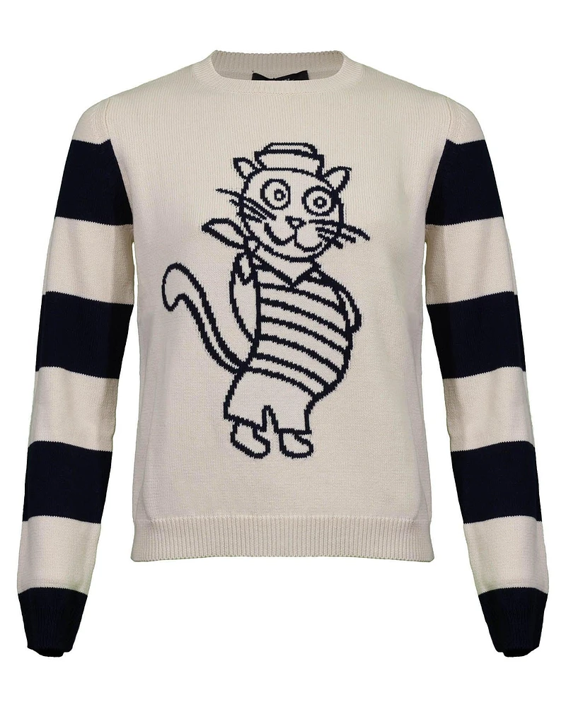 Gene Cat Graphic Sweater