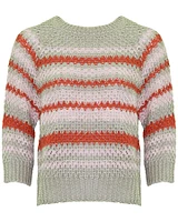 Ghiacci Linen Stripe Pullover