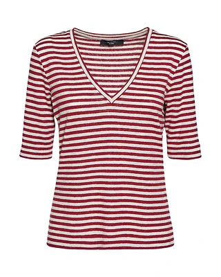 Naro Half Sleeve Striped Tee