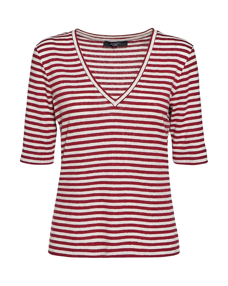 Naro Half Sleeve Striped Tee
