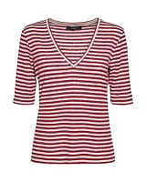 Naro Half Sleeve Striped Tee