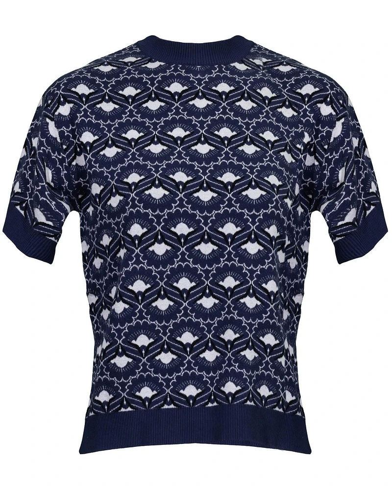 Vand Knit Print Pullover