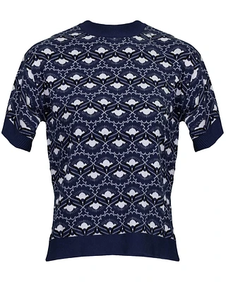 Vand Knit Print Pullover