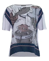 Vetusta Print Top