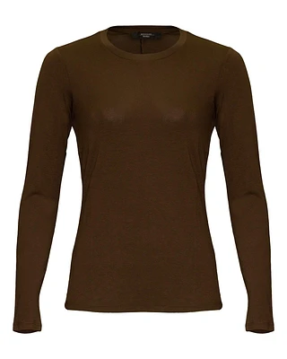 Viscose Jersey T-Shirt Hazelnut