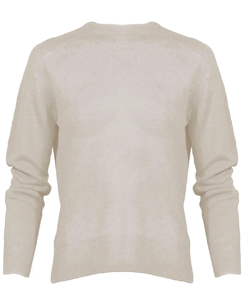 Volpino Linen Pullover Ecru