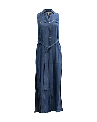 Chambray Maxi Dress