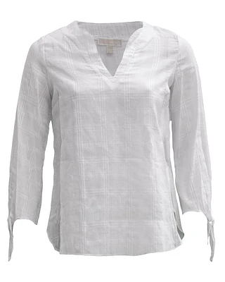 Cotton Tie Sleeve Top