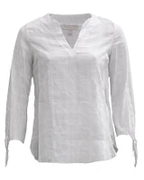 Cotton Tie Sleeve Top