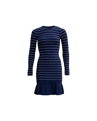 Stripe Stretch-Viscose Dress