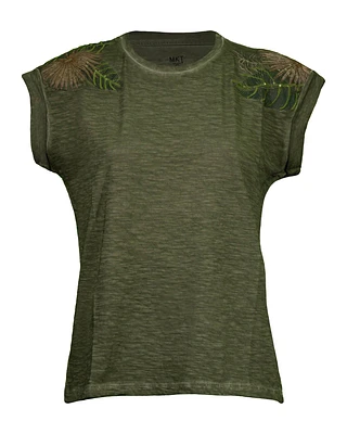 Fern Shoulder Detail Tee